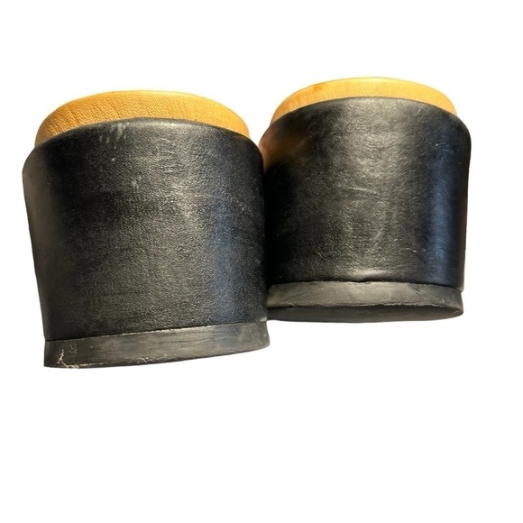 Coral Como Faux Snakeskin and Leather Wedge Sandals Sz 9 - Picture 11 of 14